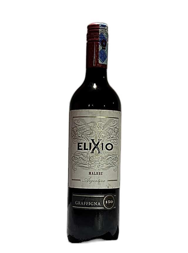 Elixio Malbec bottle, The Cellar by Casa Kibokobay