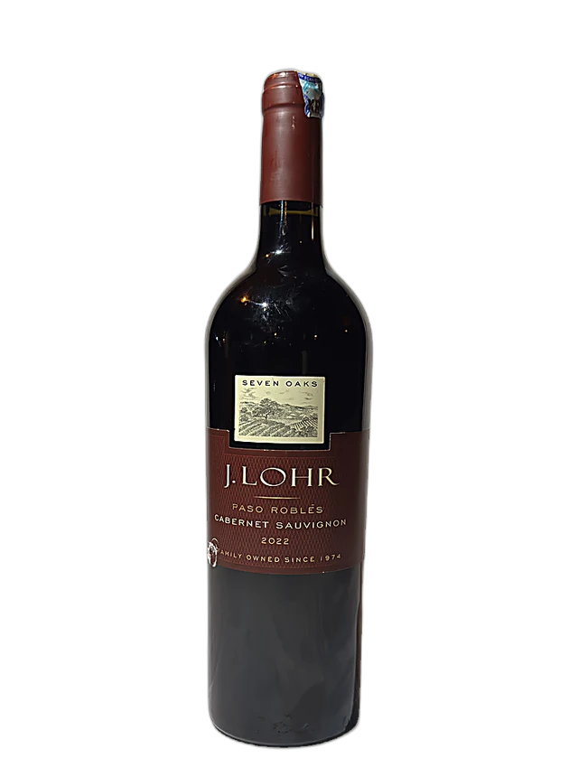 J. Lohr Seven Oaks Cabernet Sauvignon bottle, The Cellar by Casa Kibokobay