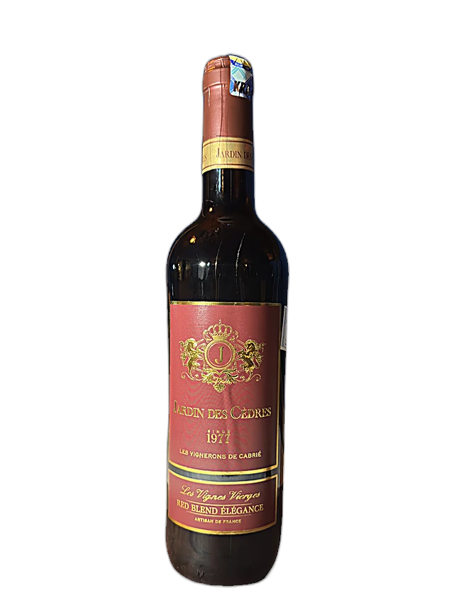 Jardin des Cedres Elegance bottle, The Cellar by Casa Kibokobay