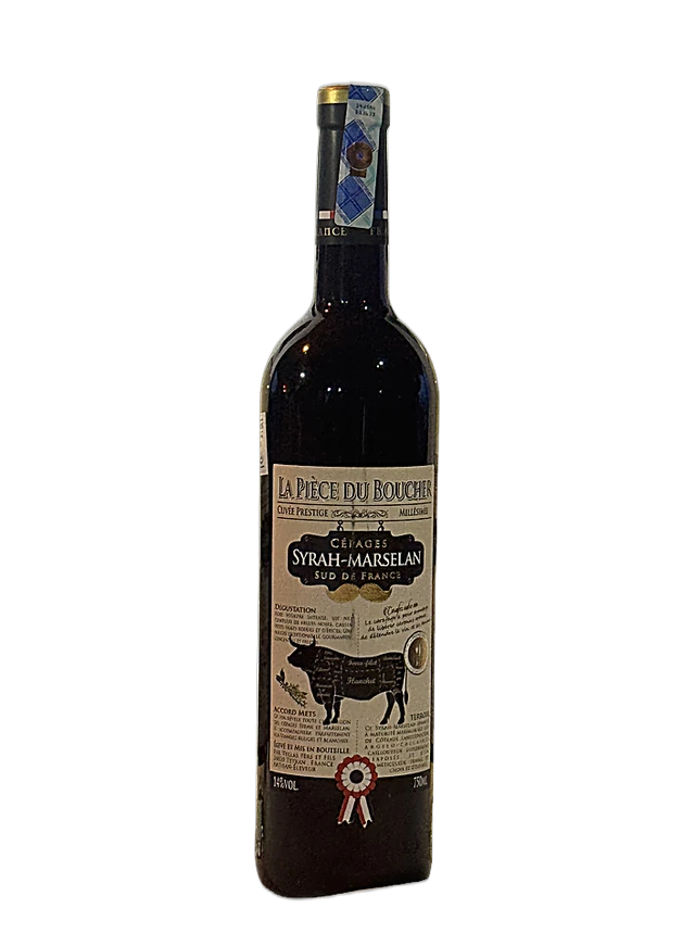 La Piece du Boucher Syrah-Marselan bottle, The Cellar by Casa Kibokobay